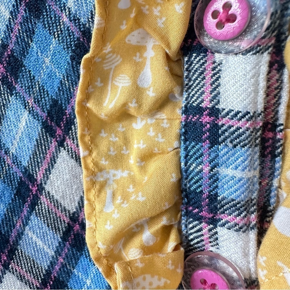 Matilda Jane size 10 Make Believe Floating Away tunic plaid flannel - Picture 4 of 11